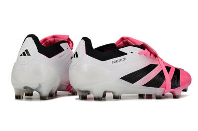 Adidas Predator Elite Foldover Tongue FG Football Boots - Pink/Black/White