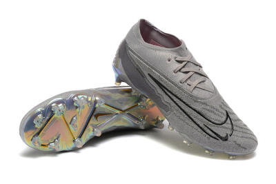 Nike Phantom GX Elite FG Football Boots - Grey/Black/Gold