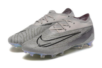 Nike Phantom GX Elite FG Football Boots - Grey/Black/Gold