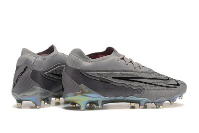 Nike Phantom GX Elite FG Football Boots - Grey/Black/Gold