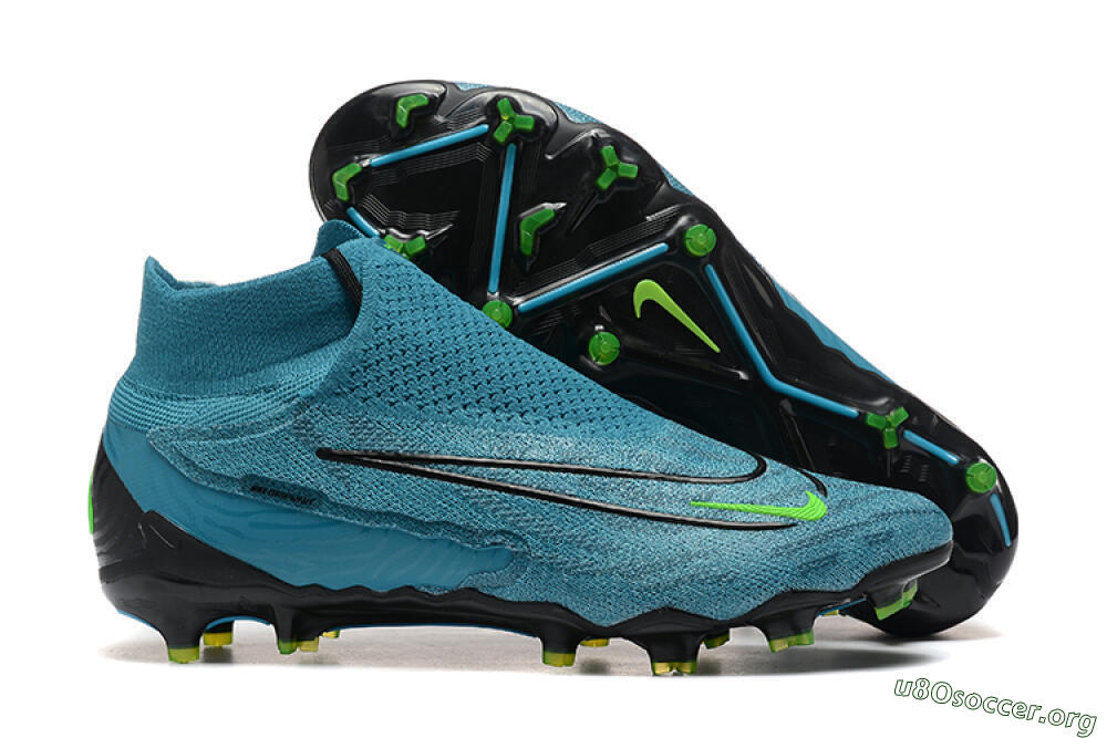 Nike Phantom GX Elite FG Football Boots - Blue/Black/Yellow 2