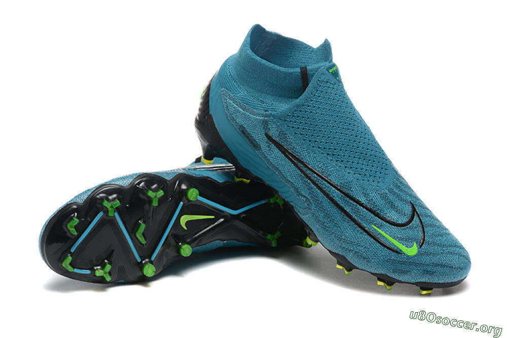 Nike Phantom GX Elite FG Football Boots - Blue/Black/Yellow 4