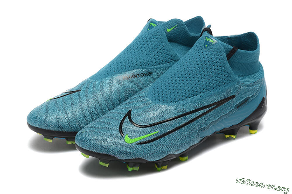 Nike Phantom GX Elite FG Football Boots - Blue/Black/Yellow 5