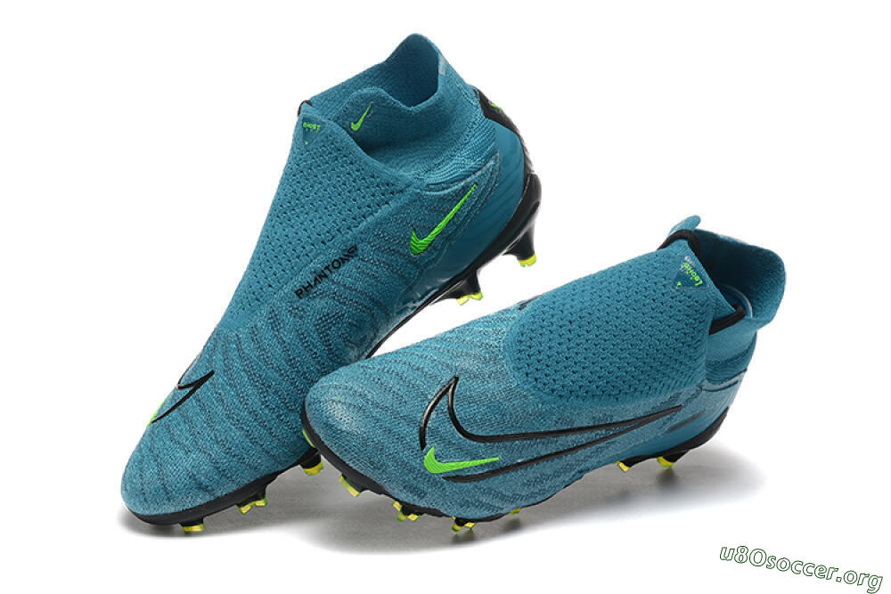 Nike Phantom GX Elite FG Football Boots - Blue/Black/Yellow 6