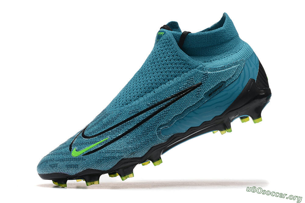 Nike Phantom GX Elite FG Football Boots - Blue/Black/Yellow 8
