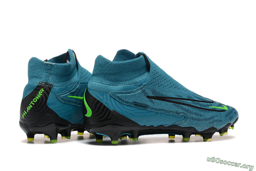 Nike Phantom GX Elite FG Football Boots - Blue/Black/Yellow 9