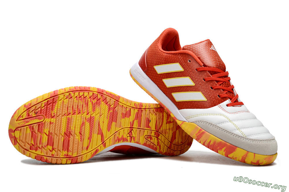Adidas Top Sala IC Football Shoes - White/Red/Yellow 1
