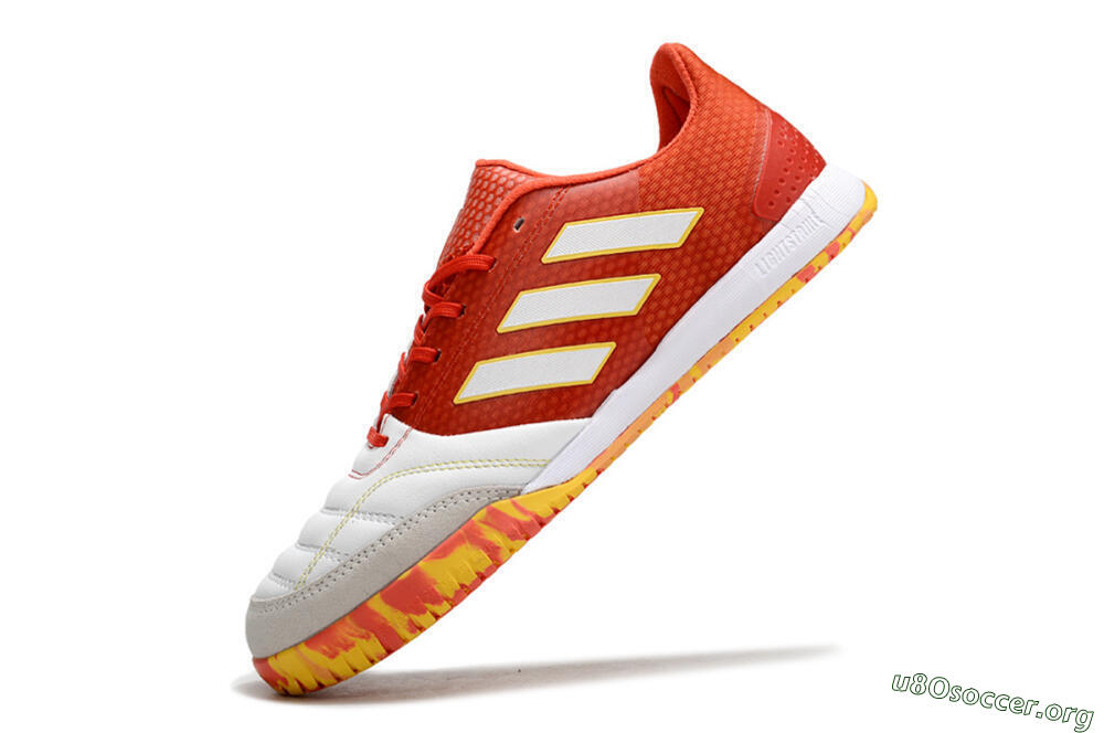 Adidas Top Sala IC Football Shoes - White/Red/Yellow 5