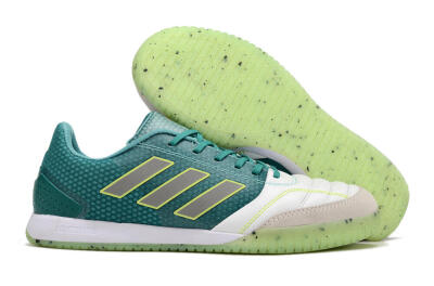 Adidas Top Sala IC Football Shoes - White/Green/Yellow