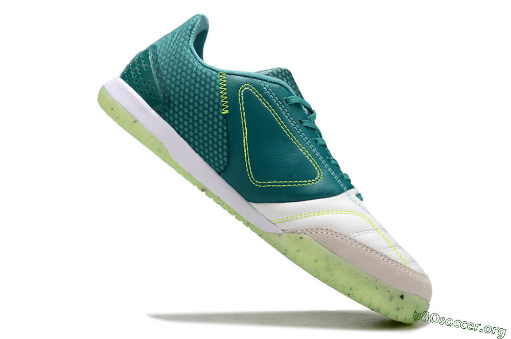 Adidas Top Sala IC Football Shoes - White/Green/Yellow 4