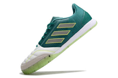 Adidas Top Sala IC Football Shoes - White/Green/Yellow