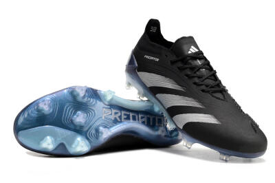Adidas Predator Accuracy.1 FG Football Boots - Black/Silver/Blue