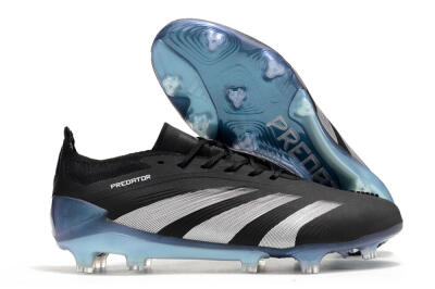 Adidas Predator Accuracy.1 FG Football Boots - Black/Silver/Blue