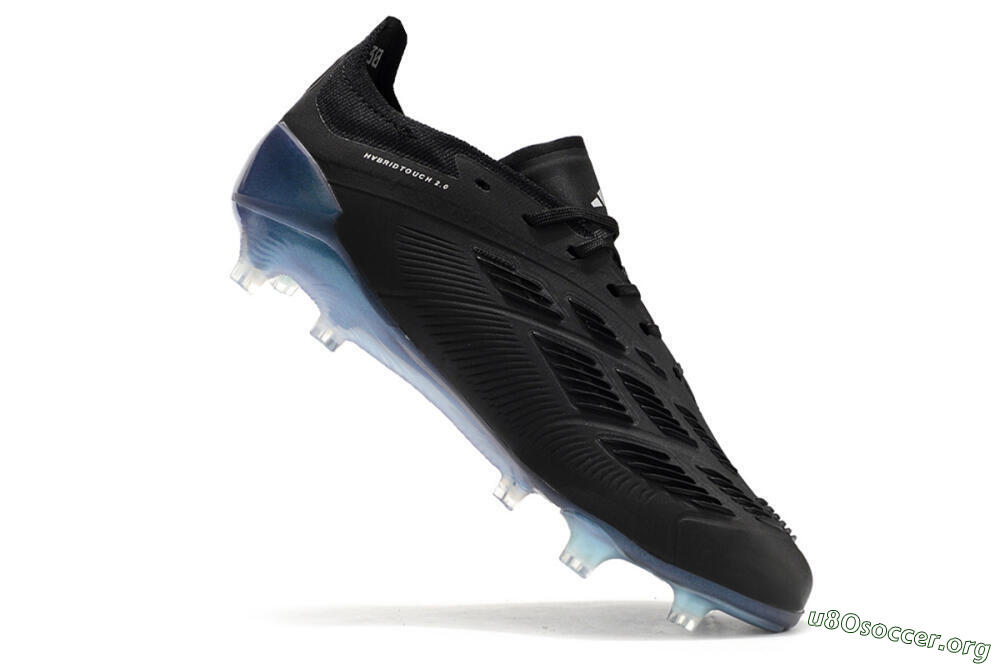Adidas Predator Accuracy.1 FG Football Boots - Black/Silver/Blue 4