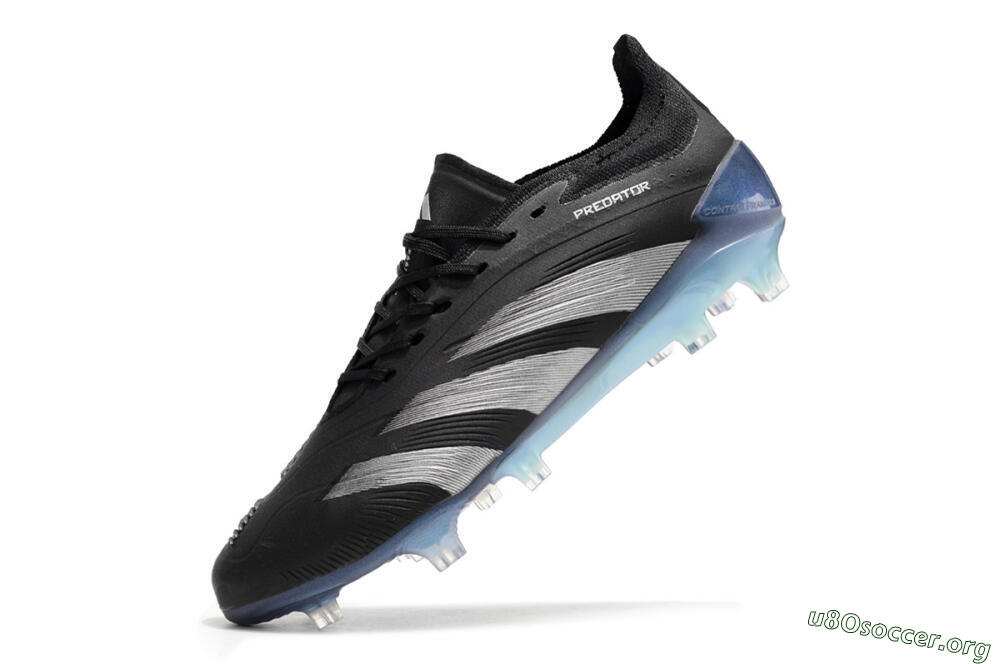Adidas Predator Accuracy.1 FG Football Boots - Black/Silver/Blue 5
