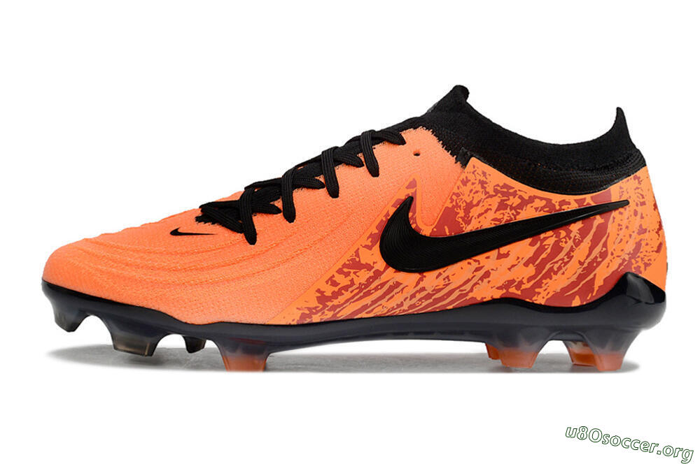 Nike Phantom Luna Elite FG Football Boots - Orange/Red/Black 3