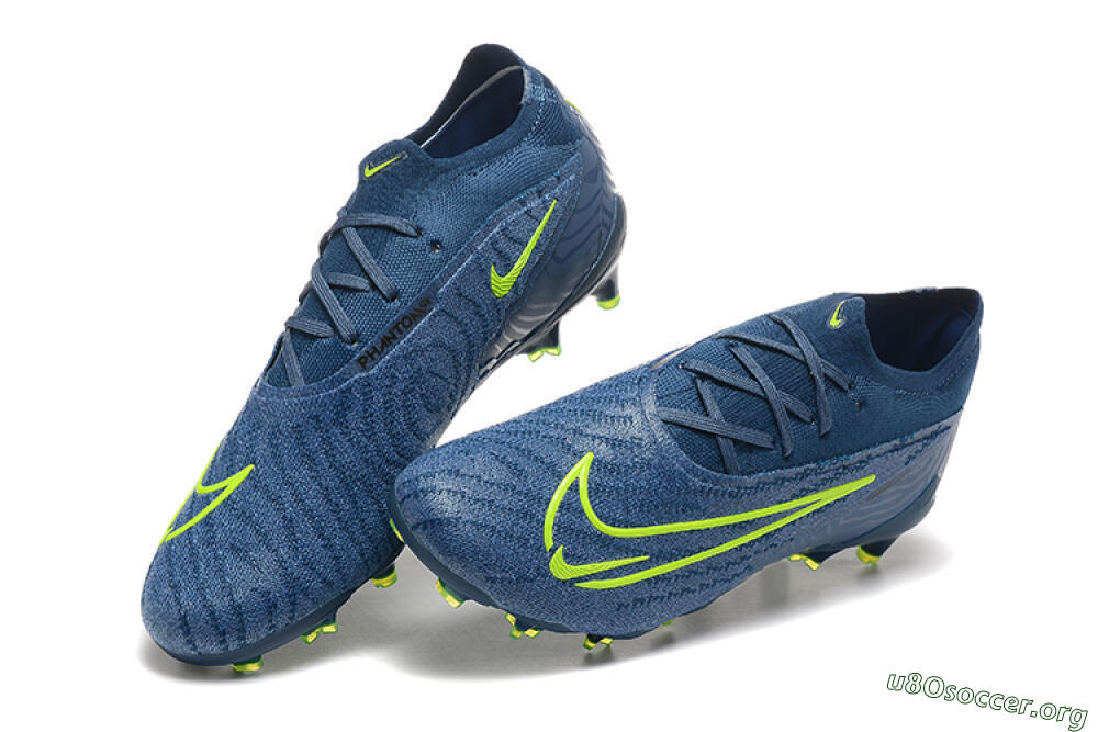 Nike Phantom GX Elite FG Football Boots - Blue/Yellow 6