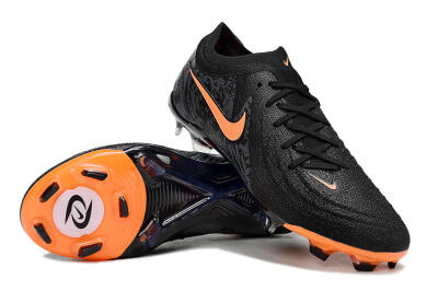 Nike Phantom Luna Elite FG Football Boots - Black/Orange/Grey