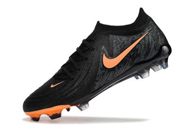 Nike Phantom Luna Elite FG Football Boots - Black/Orange/Grey