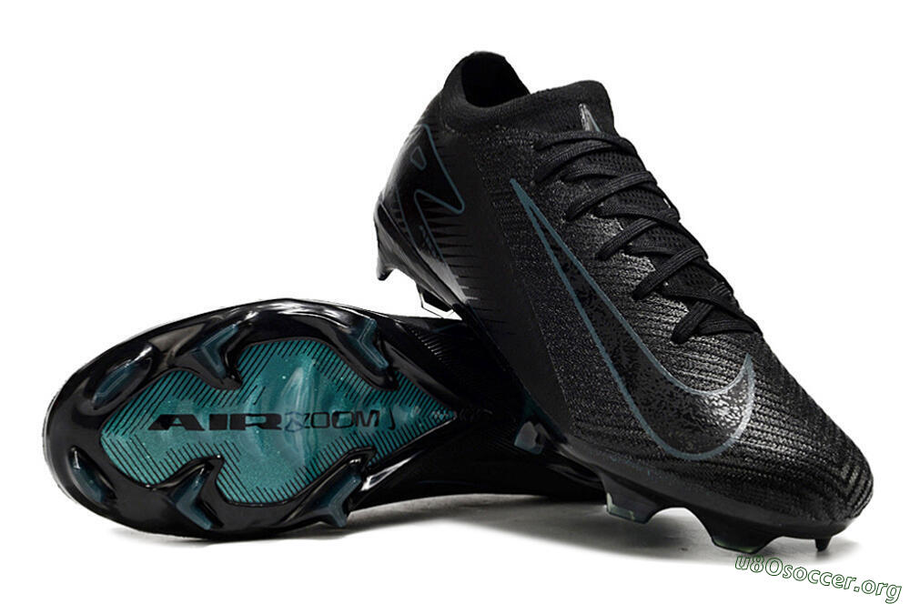 Nike Air Zoom Mercurial Vapor 16 Elite FG Football Boots - Black/Blue/Jade 0