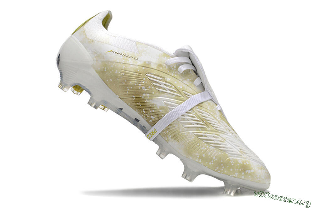 Adidas Predator Elite Foldover Tongue FG Football Boots - White/Green/Black 4