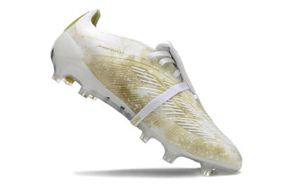 Adidas Predator Elite Foldover Tongue FG Football Boots - White/Green/Black