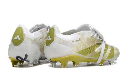Adidas Predator Elite Foldover Tongue FG Football Boots - White/Green/Black