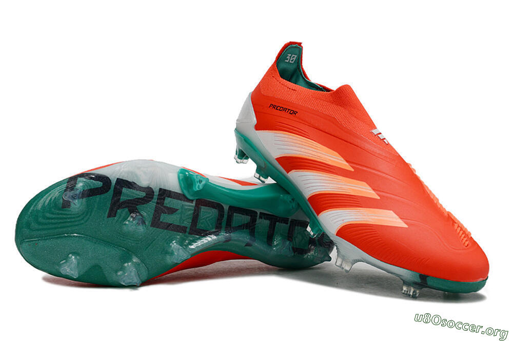 Adidas Predator Accuracy+ FG Football Boots - Red/White/Green 1