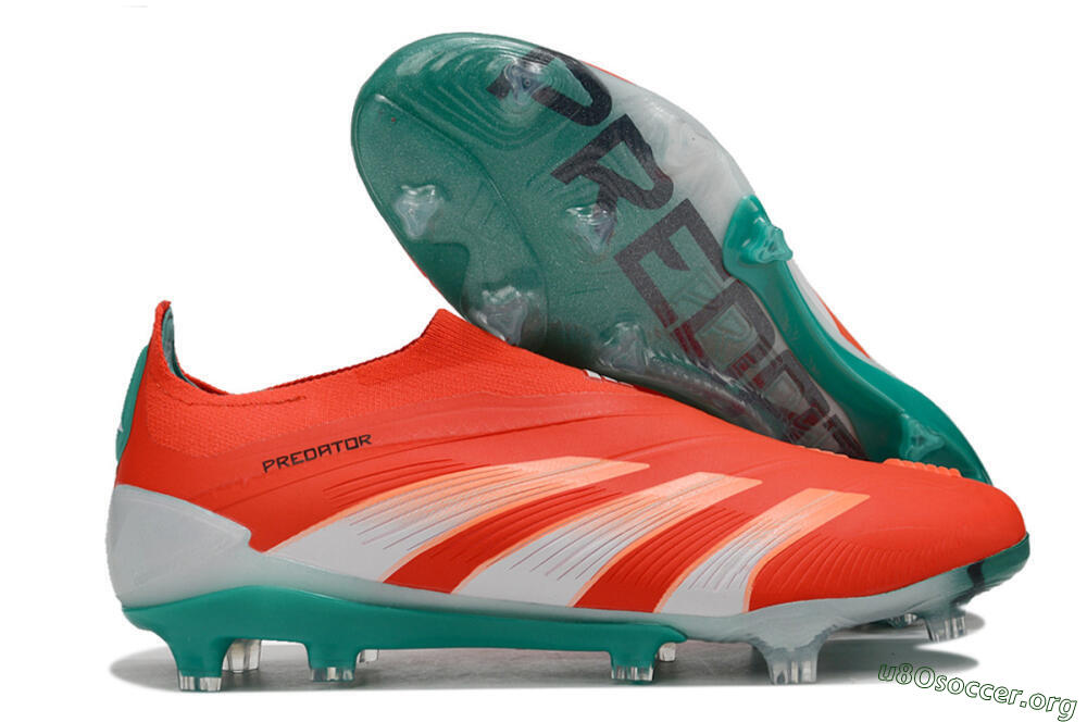 Adidas Predator Accuracy+ FG Football Boots - Red/White/Green 2