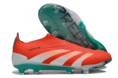 Adidas Predator Accuracy+ FG Football Boots - Red/White/Green