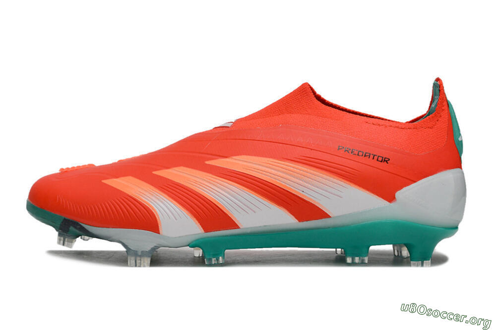 Adidas Predator Accuracy+ FG Football Boots - Red/White/Green 3