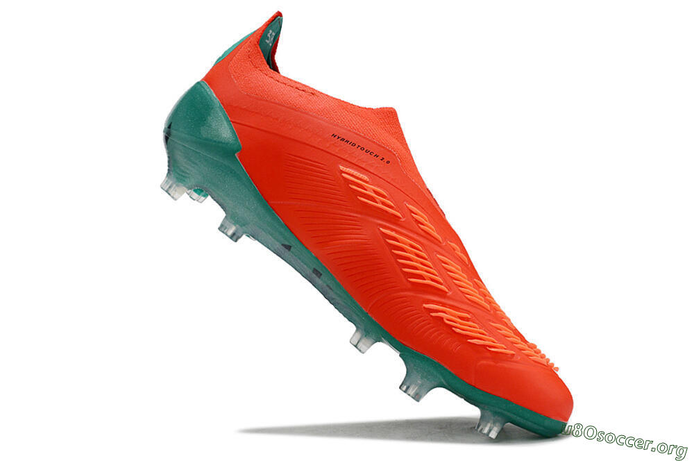 Adidas Predator Accuracy+ FG Football Boots - Red/White/Green 4