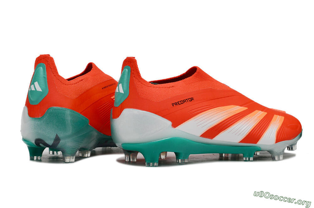 Adidas Predator Accuracy+ FG Football Boots - Red/White/Green 6
