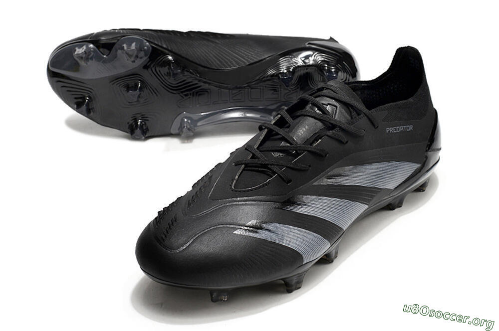 Adidas Predator Elite FG Football Boots - Black/Silver 0