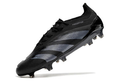 Adidas Predator Elite FG Football Boots - Black/Silver