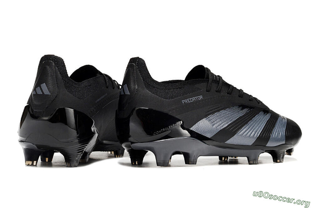 Adidas Predator Elite FG Football Boots - Black/Silver 6