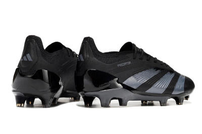 Adidas Predator Elite FG Football Boots - Black/Silver