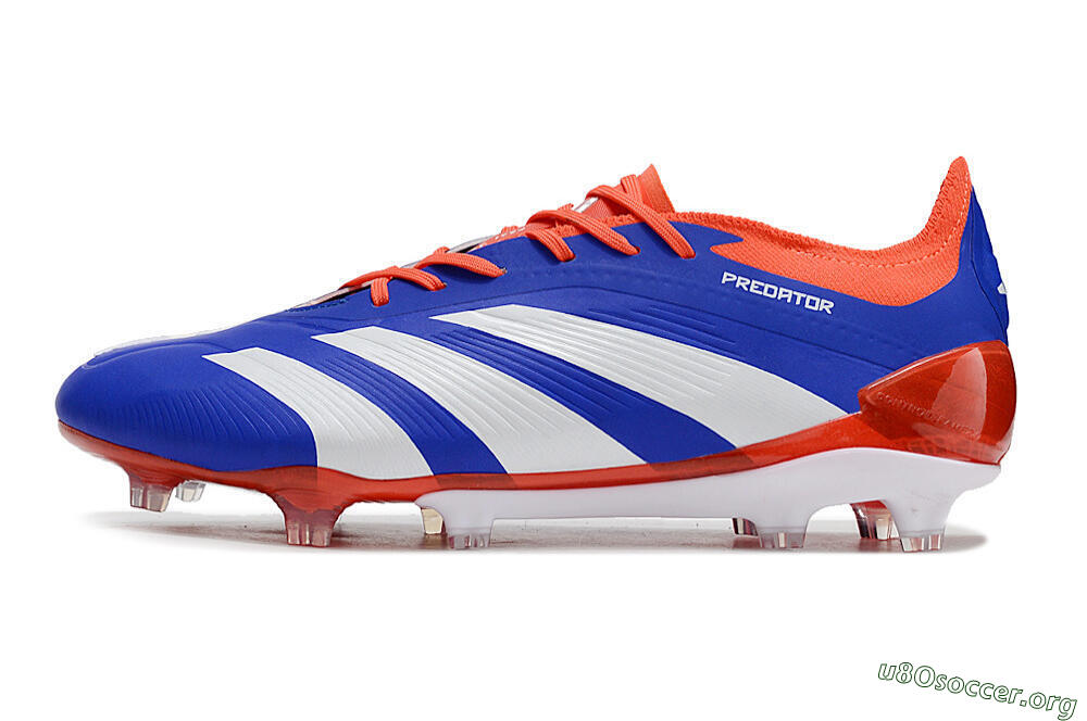 Adidas Predator Elite FG Football Boots - Blue/White/Red 3
