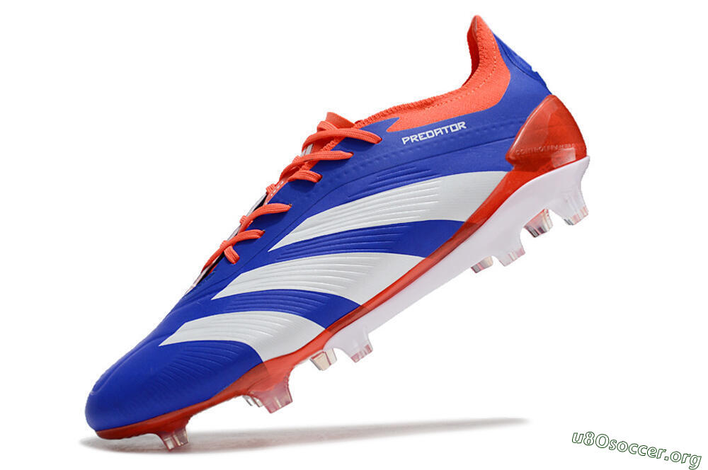 Adidas Predator Elite FG Football Boots - Blue/White/Red 5