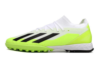 Adidas X Crazyfast.3 TF Football Shoes - White/Black/Yellow