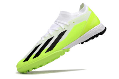 Adidas X Crazyfast.3 TF Football Shoes - White/Black/Yellow
