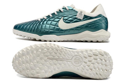 Nike Tiempo Legend 10 Pro TF Football Shoes - Jade/White