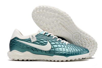 Nike Tiempo Legend 10 Pro TF Football Shoes - Jade/White