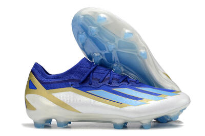 Adidas X Crazyfast.1 Messi FG Football Boots - Blue/Jade/Gold/White