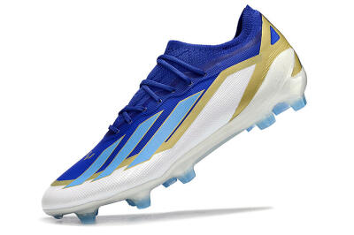 Adidas X Crazyfast.1 Messi FG Football Boots - Blue/Jade/Gold/White
