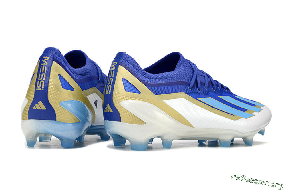 Adidas X Crazyfast.1 Messi FG Football Boots - Blue/Jade/Gold/White 6