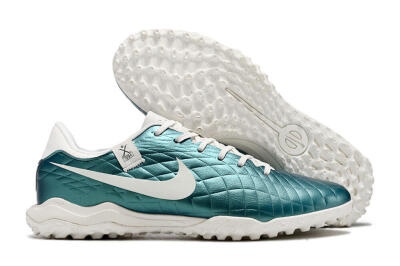 Nike Tiempo Legend 10 Elite TF Football Shoes - Jade/White