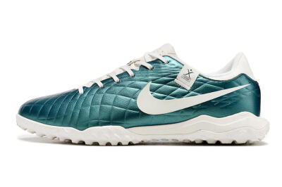 Nike Tiempo Legend 10 Elite TF Football Shoes - Jade/White