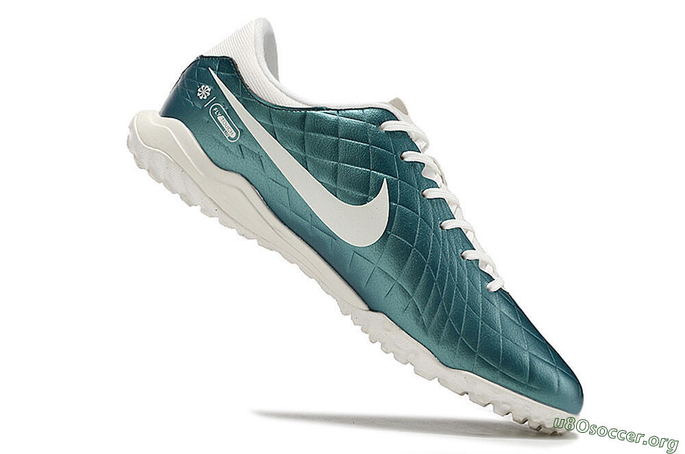 Nike Tiempo Legend 10 Elite TF Football Shoes - Jade/White 4