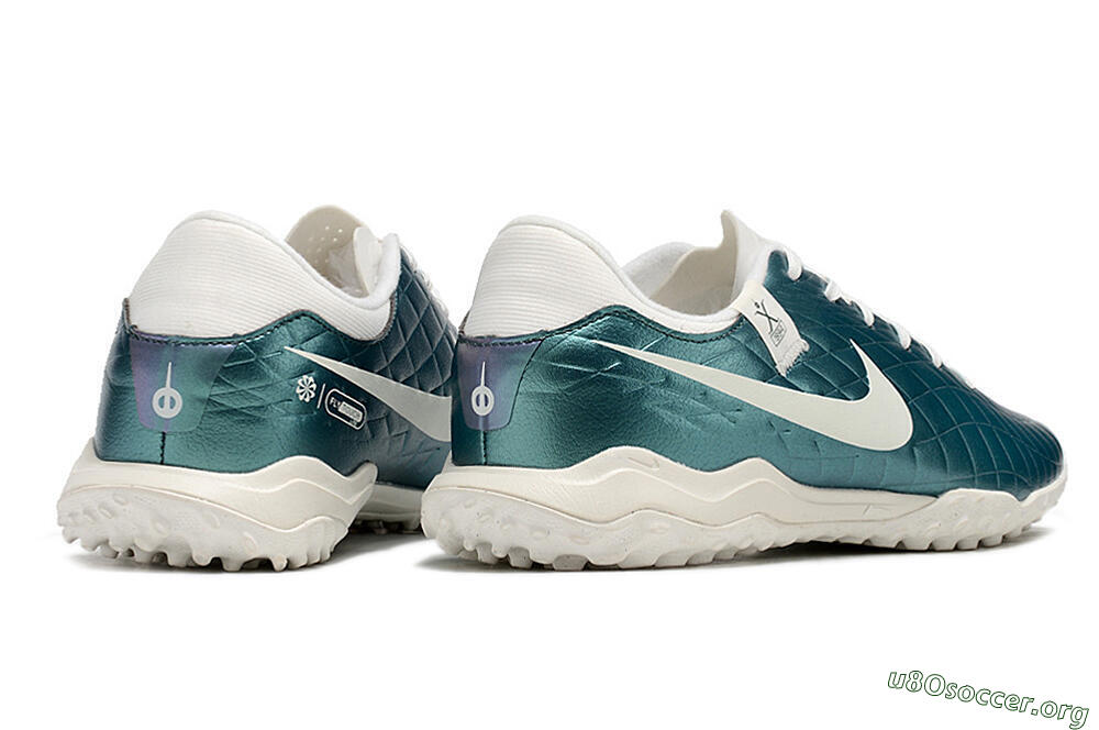 Nike Tiempo Legend 10 Elite TF Football Shoes - Jade/White 6